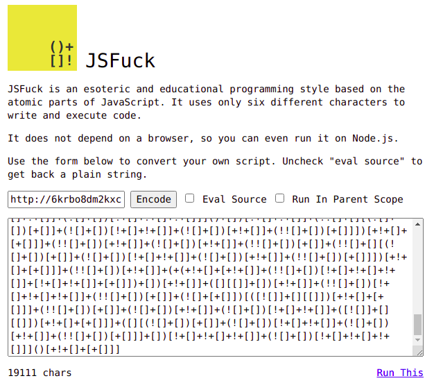 XSS and how JSFuck just f*cked my brain – Hung Ngo